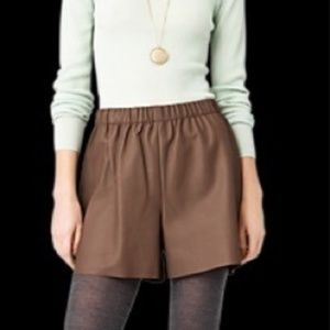 Kate Spade Saturday Leather Shorts